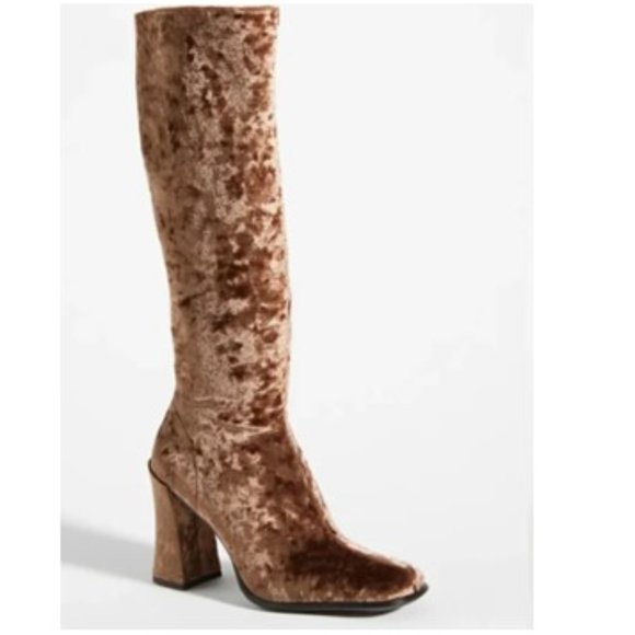 NIB - Jeffrey Campbell x Anthropologie Taupe Naissance Boots - 8.5 - Picture 2 of 6